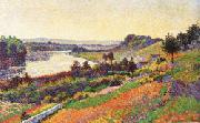 Maximilien Luce The Seine at Herblay Sweden oil painting artist